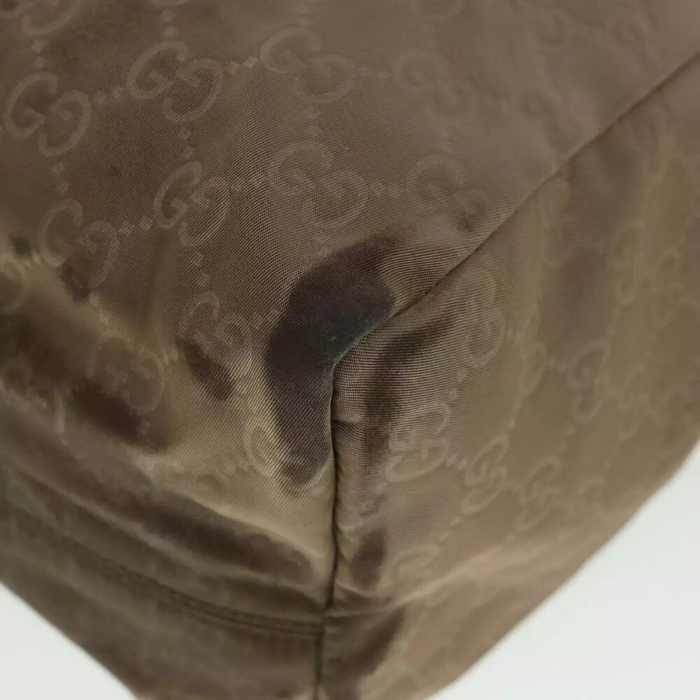 GUCCI GG Canvas Tote Bag Brown 282439 Auth - Picture 15 of 16